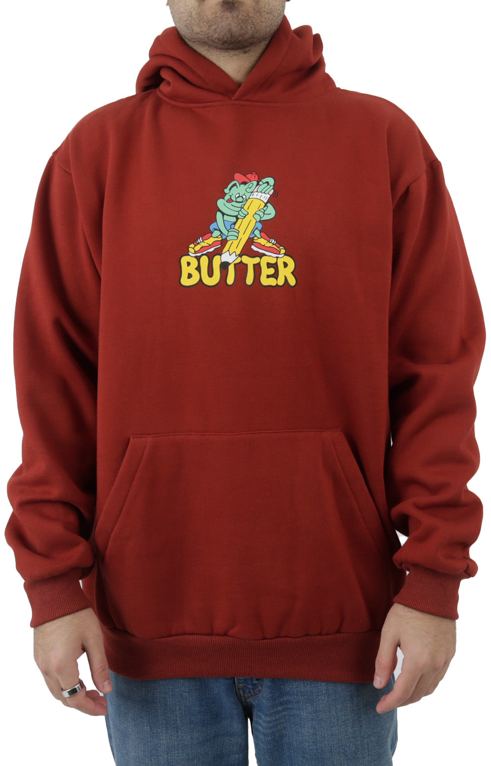  Martian Pullover Hoodie - Sangria 