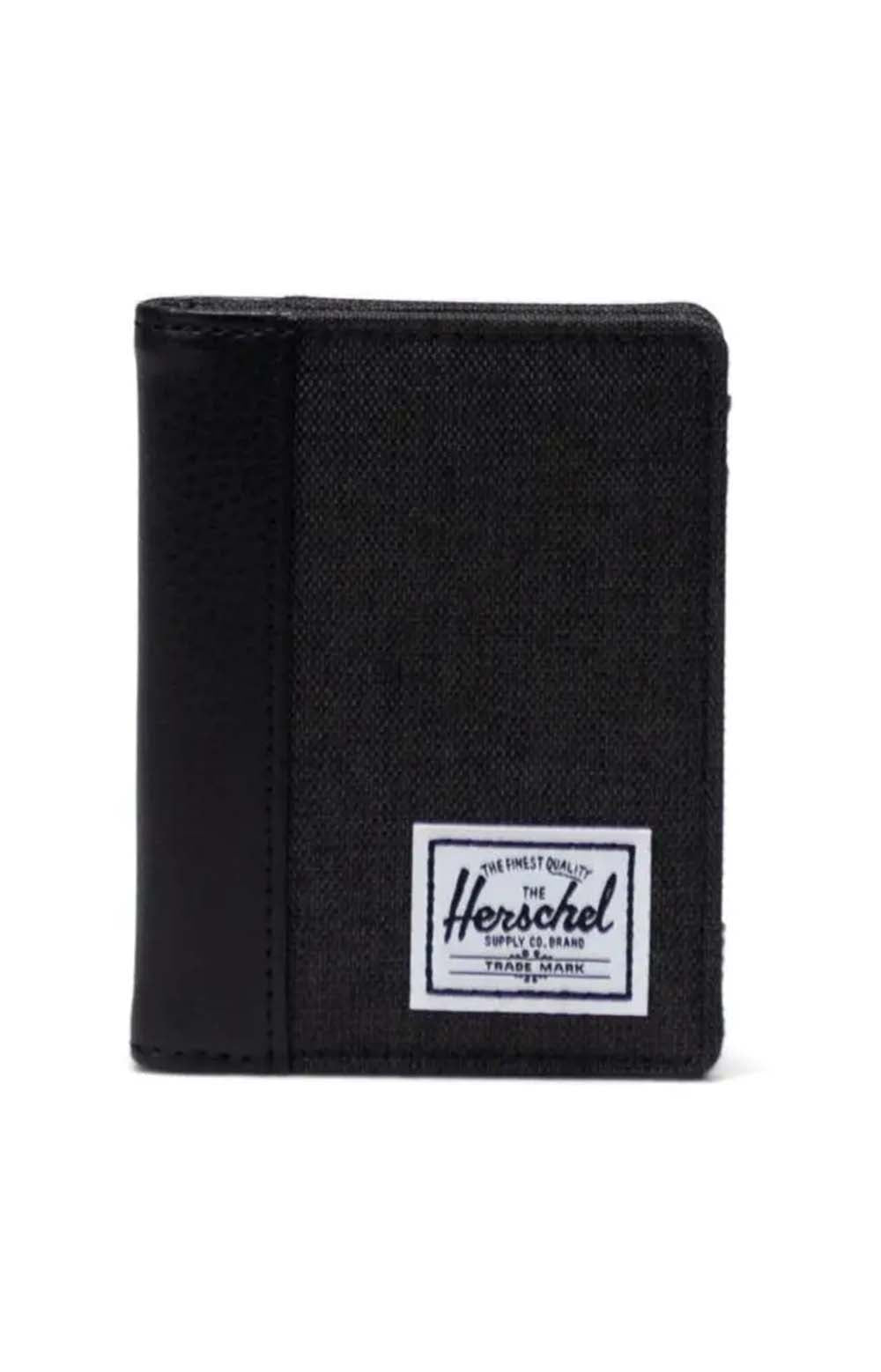 Gordon Wallet - Black Crosshatch