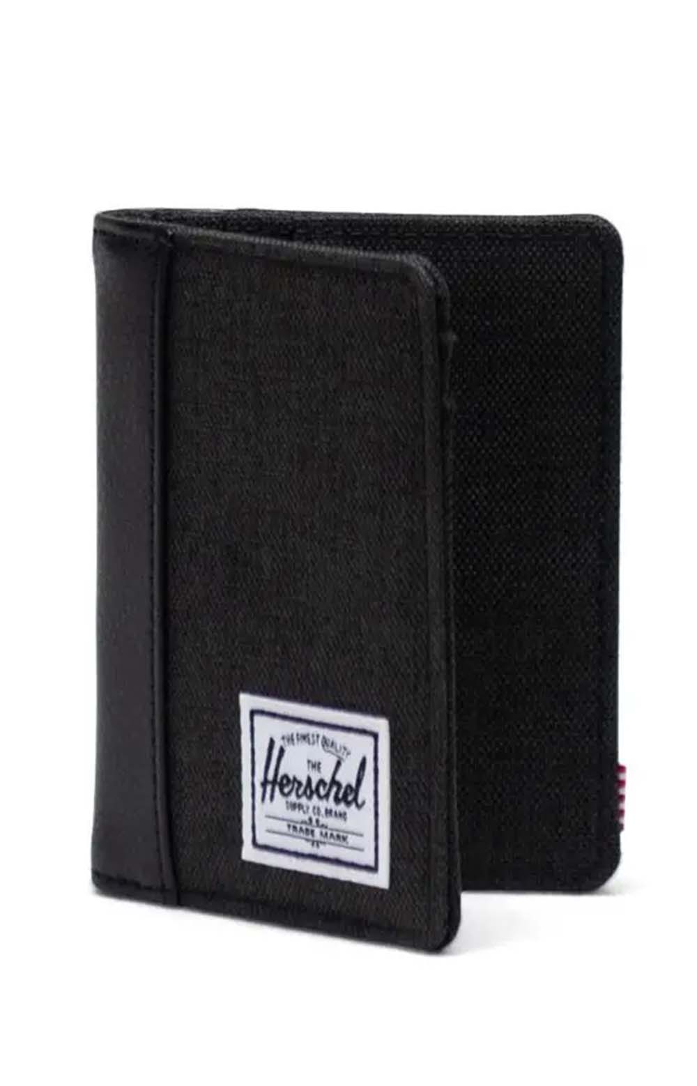 Gordon Wallet - Black Crosshatch