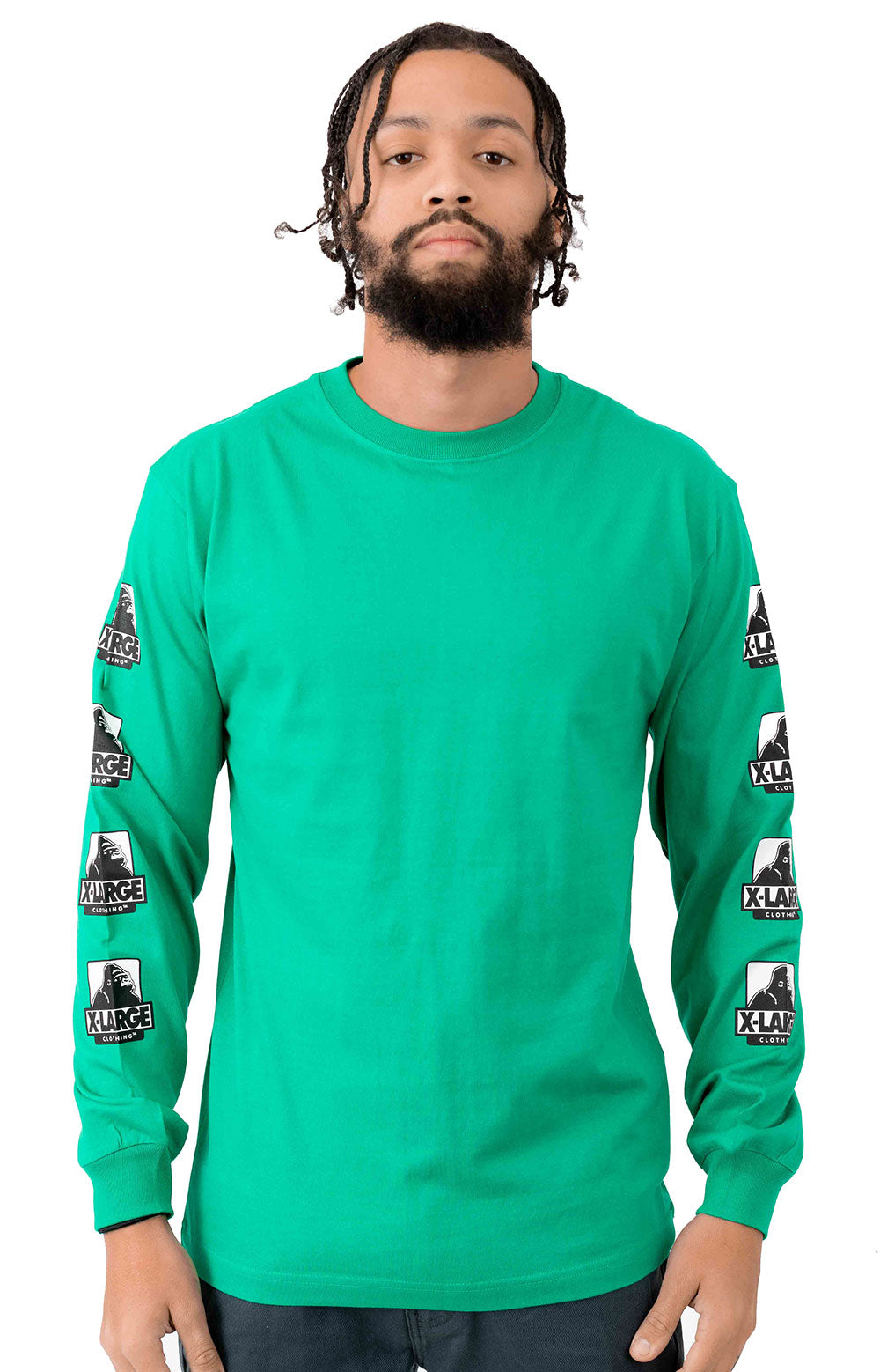  2 Tone OG L/S Shirt - Green 