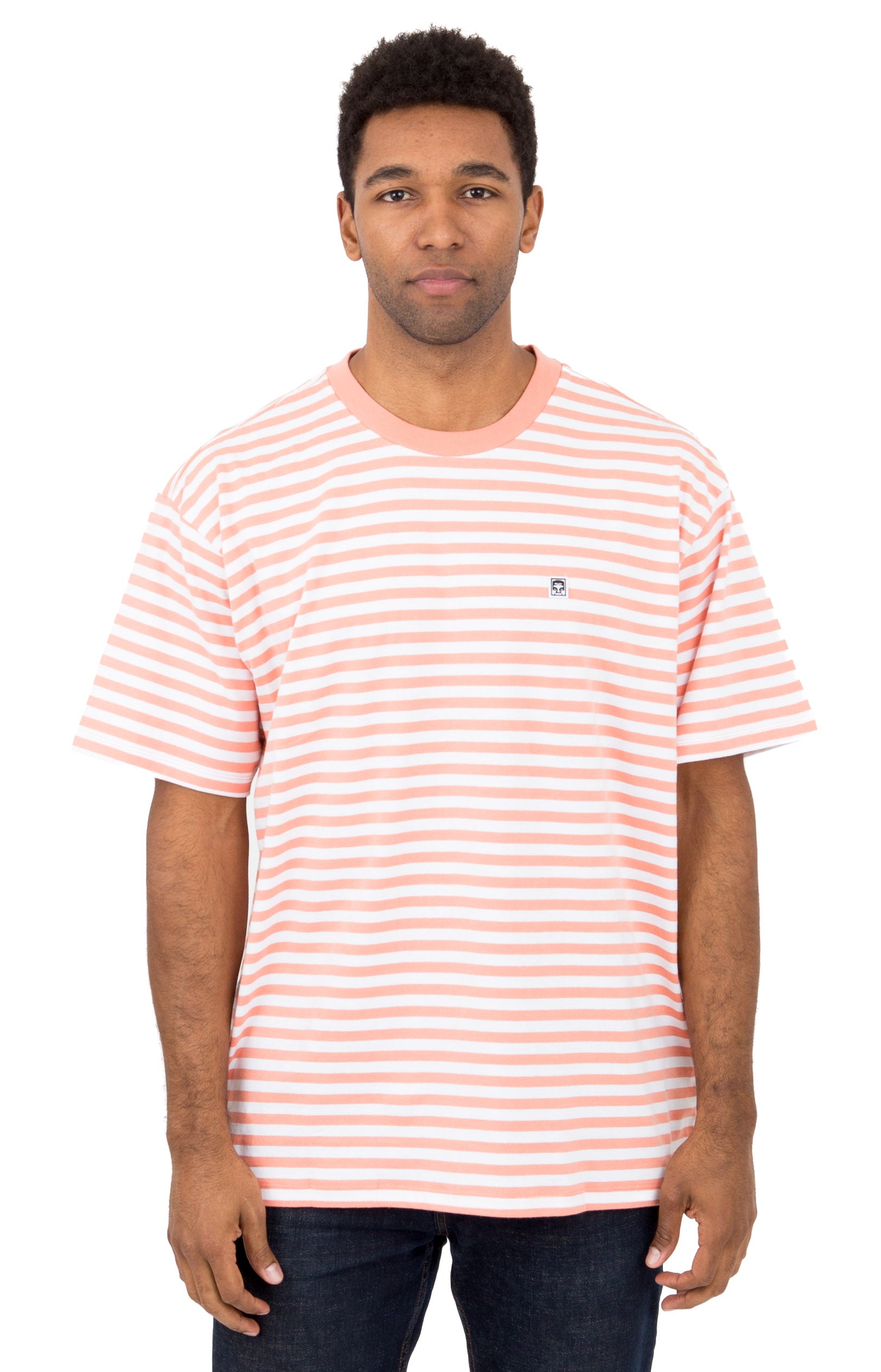  Eighty Nine Icon Box T-Shirt - Coral Multi 