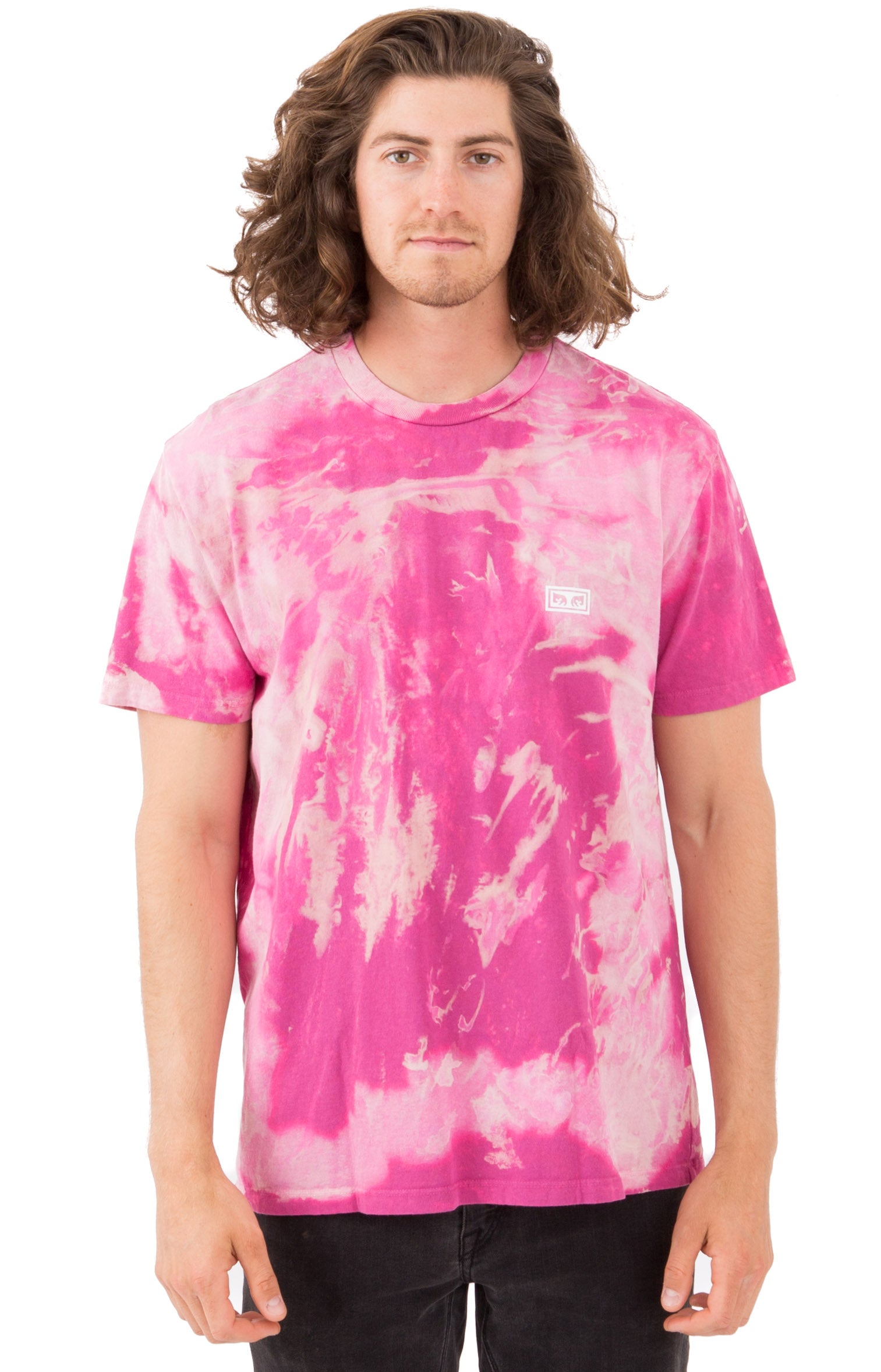  Obey Jumble Lo-Fi T-Shirt - Magenta 