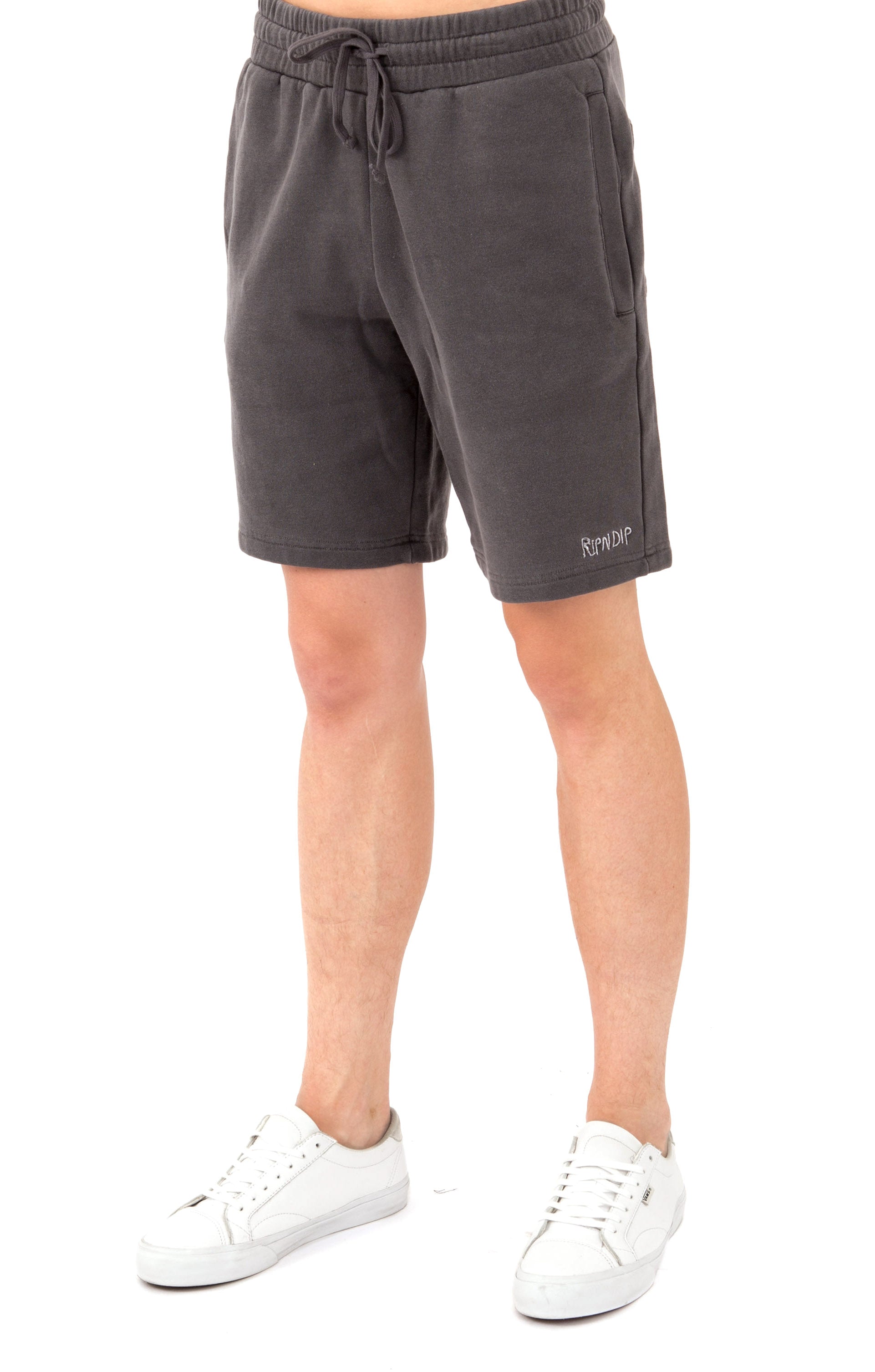  Peek A Nerm Over Dye Sweat Short - Black 