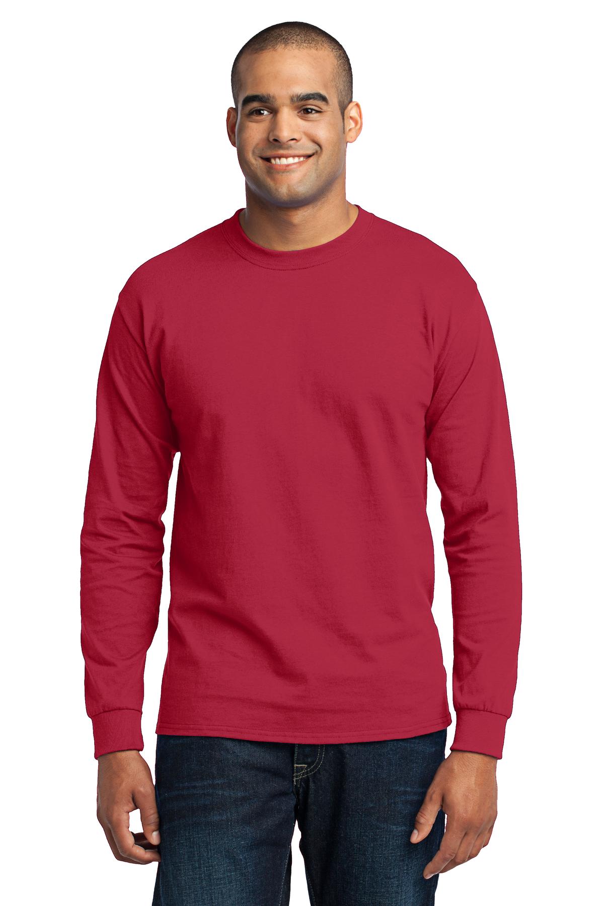 Port & Company?- Long Sleeve Core Blend Tee. PC55LS