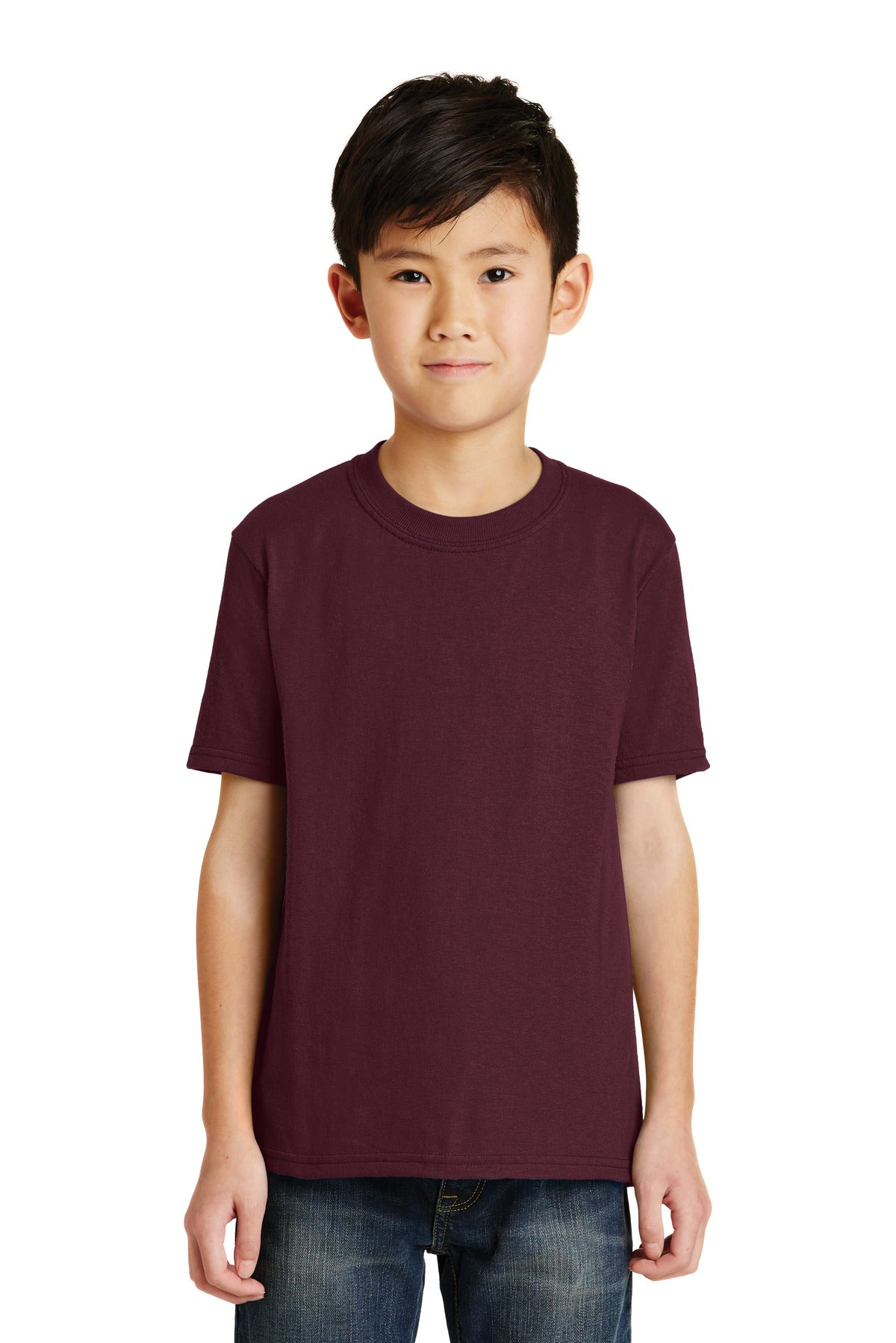 Port & Company?- Youth Core Blend Tee.  PC55Y