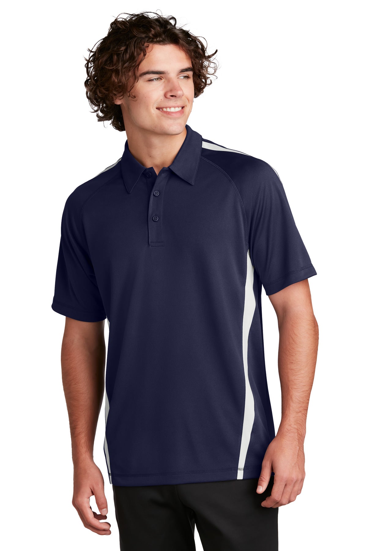 Sport-Tek? PosiCharge? Micro-Mesh Colorblock Polo. ST685