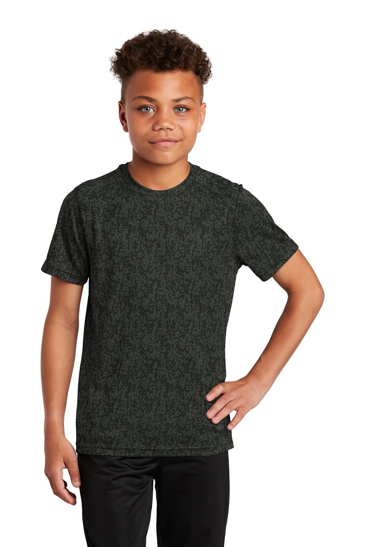 Sport-Tek? Youth Digi Camo Tee. YST460