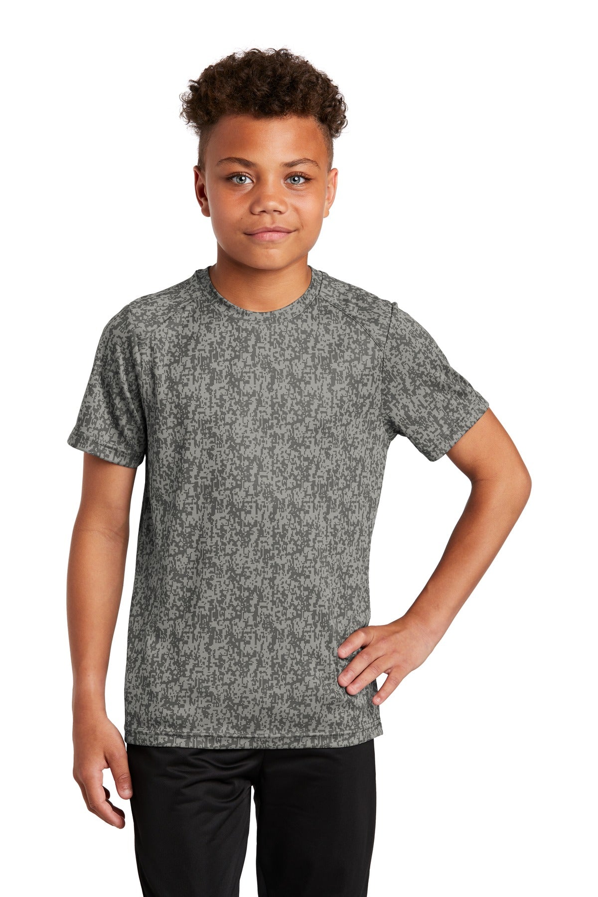 Sport-Tek? Youth Digi Camo Tee. YST460