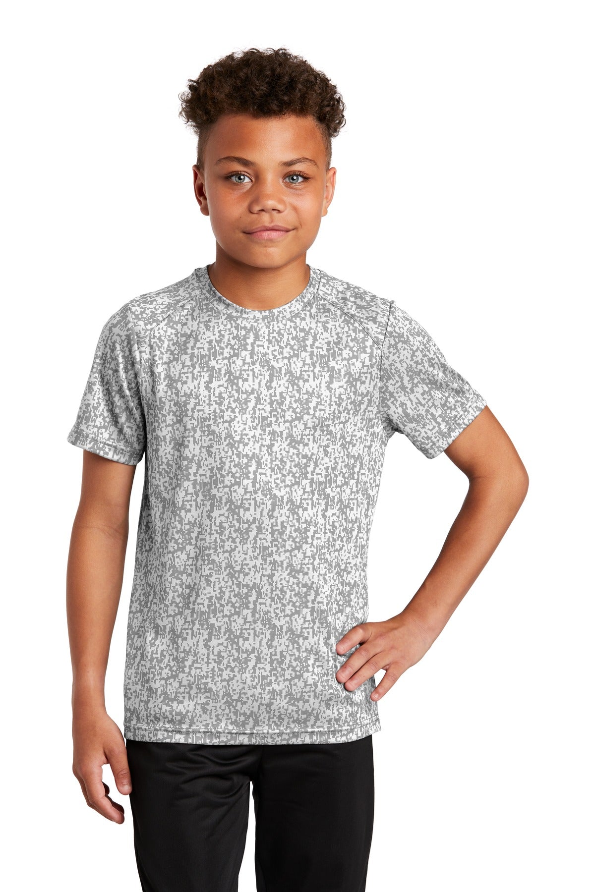 Sport-Tek? Youth Digi Camo Tee. YST460