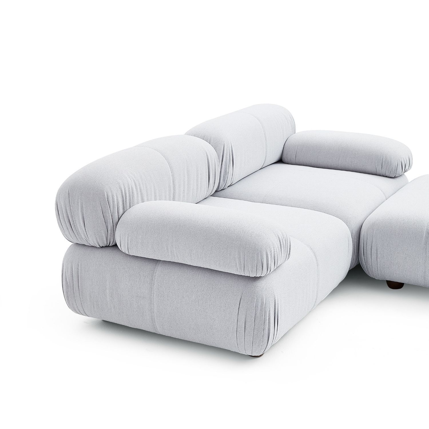 Pebbles Loveseat + Ottoman