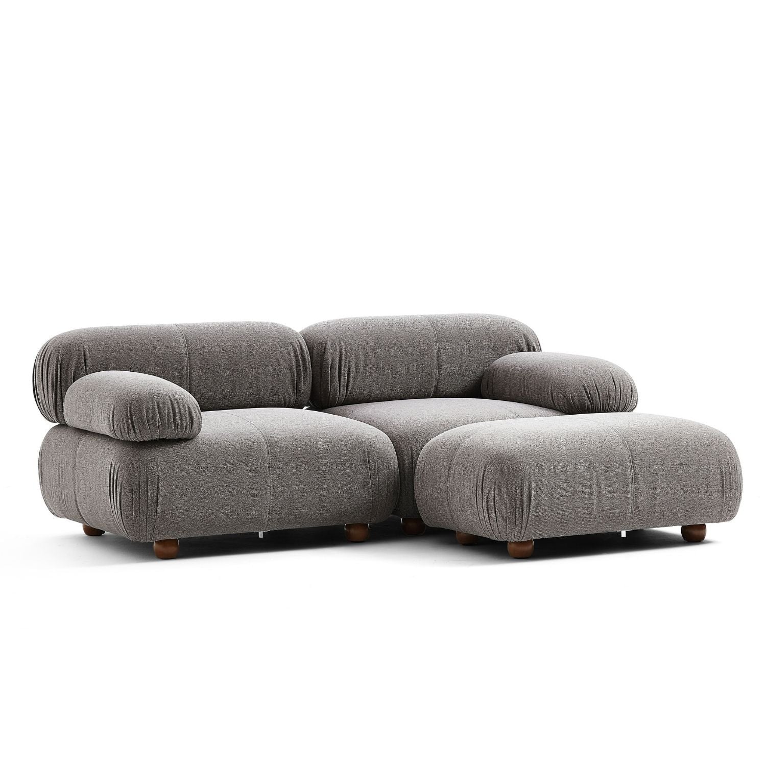 Pebbles Loveseat + Ottoman