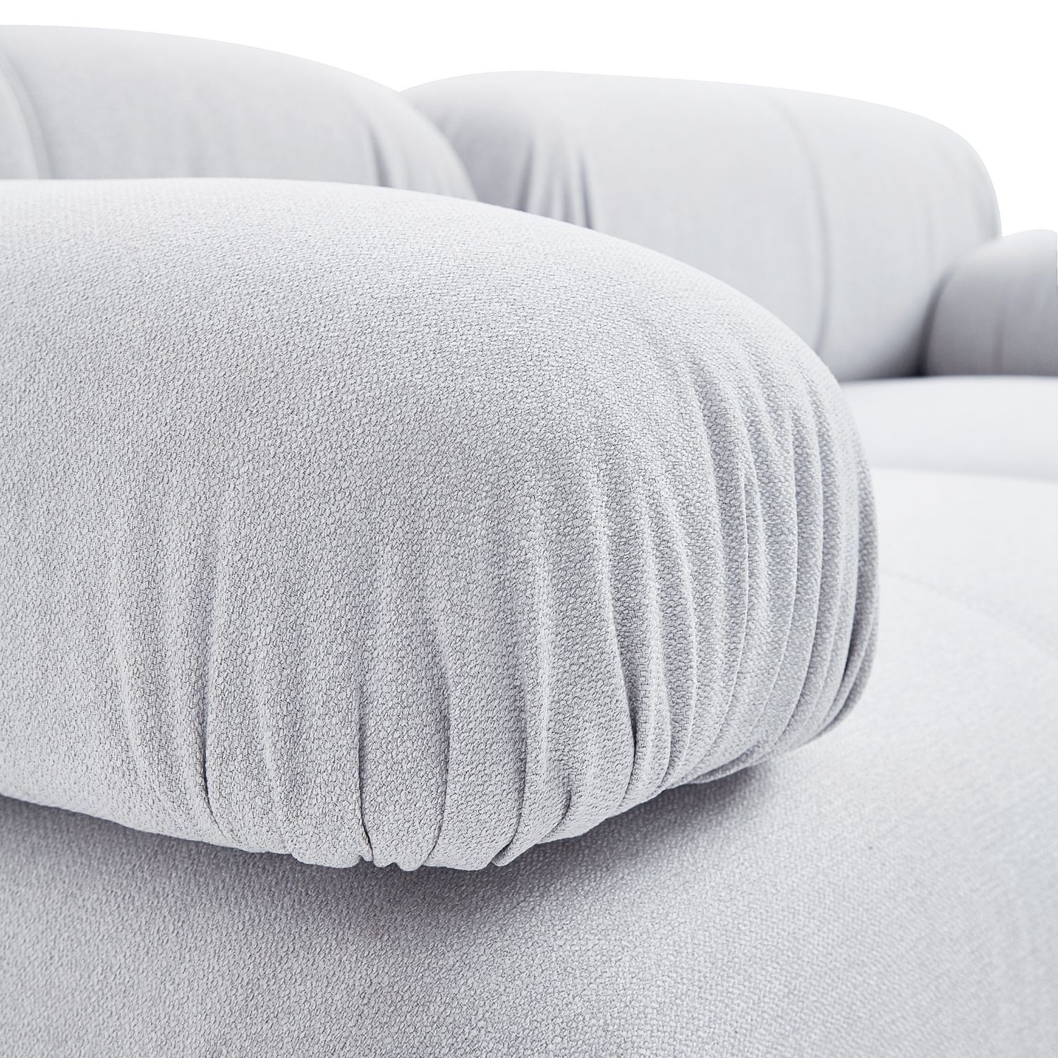 Pebbles Loveseat + Ottoman