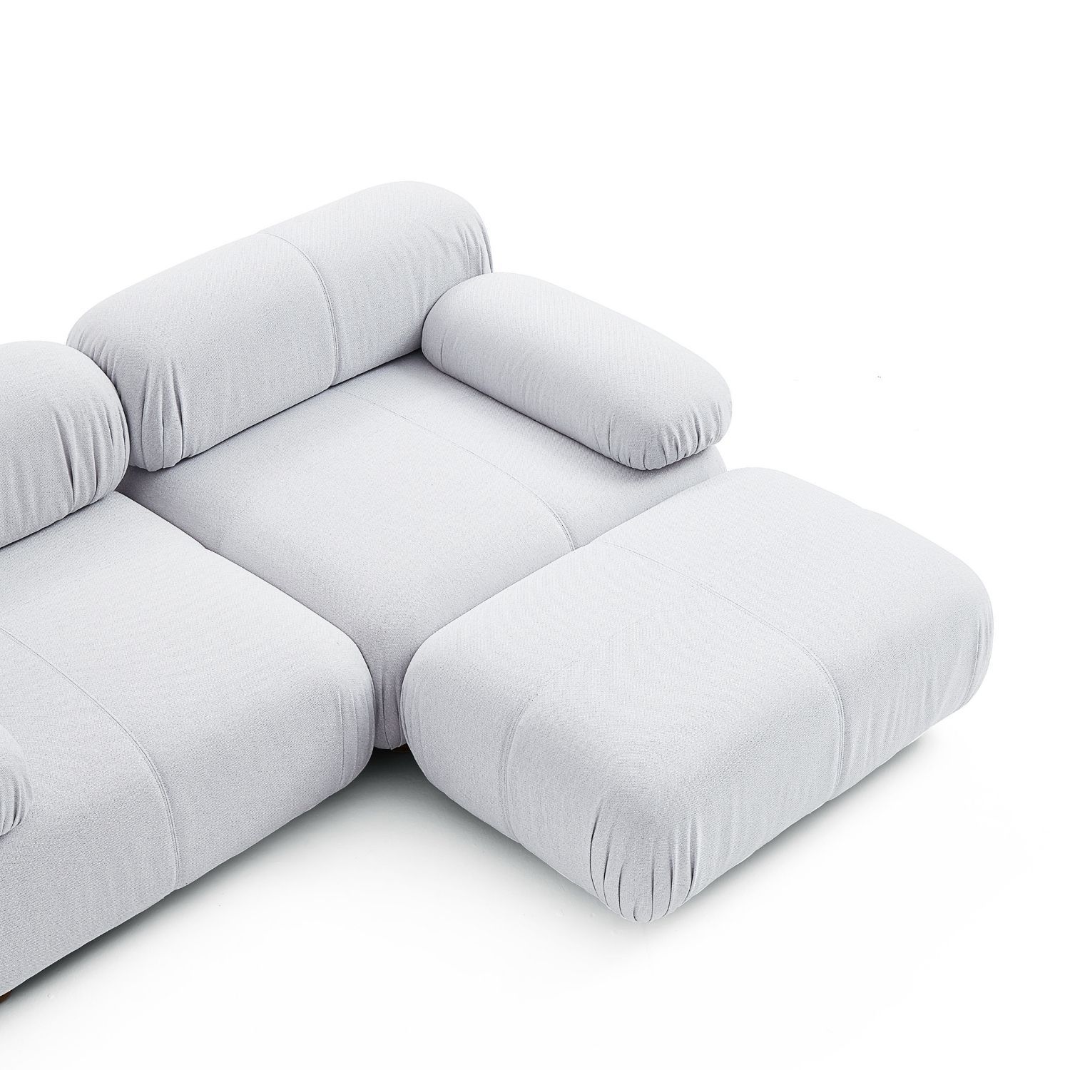 Pebbles Loveseat + Ottoman