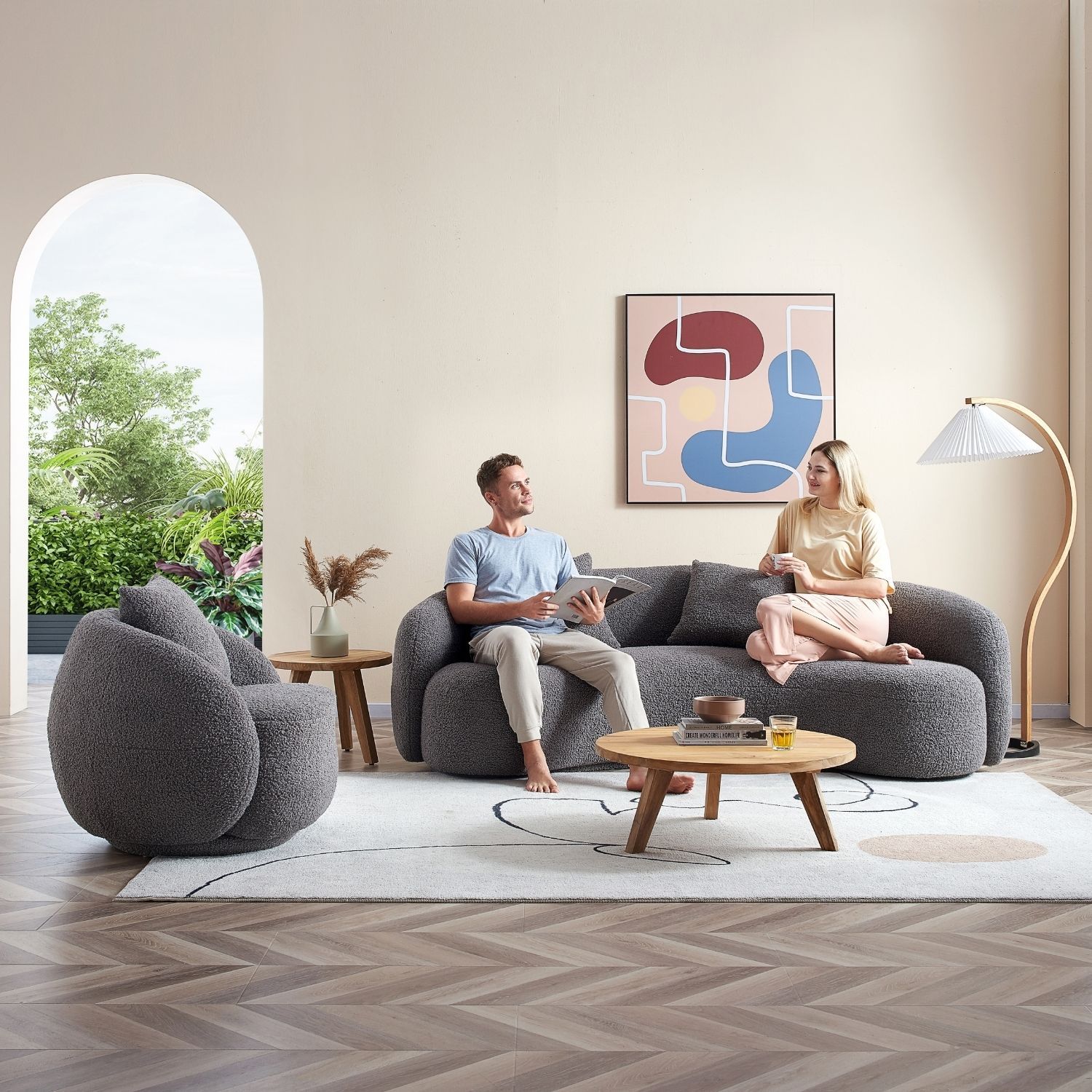 The Eclipse Sofa + Armchair