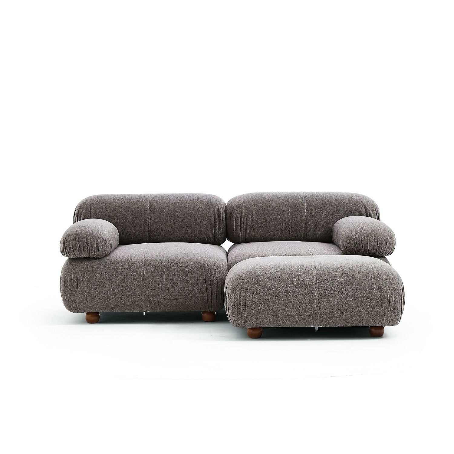 Pebbles Loveseat + Ottoman