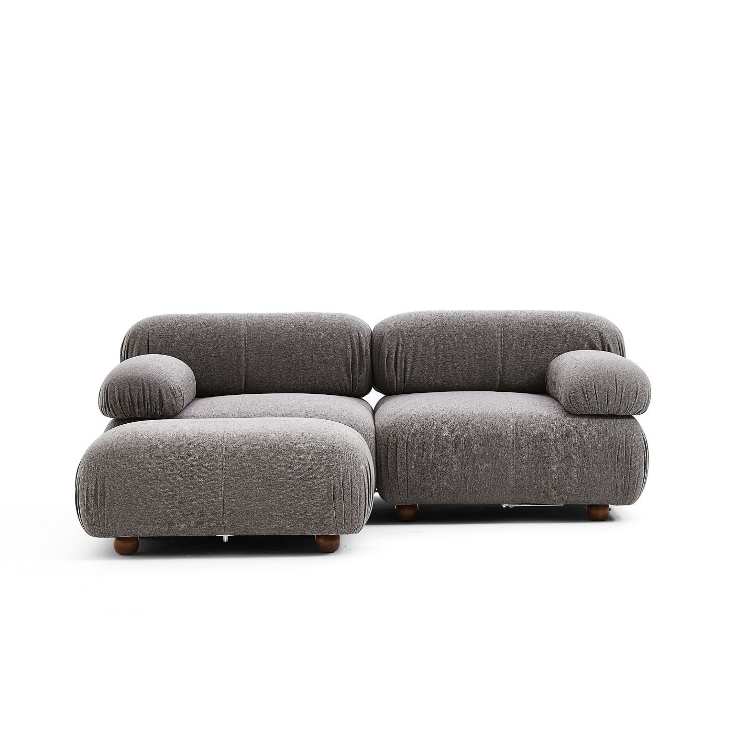 Pebbles Loveseat + Ottoman