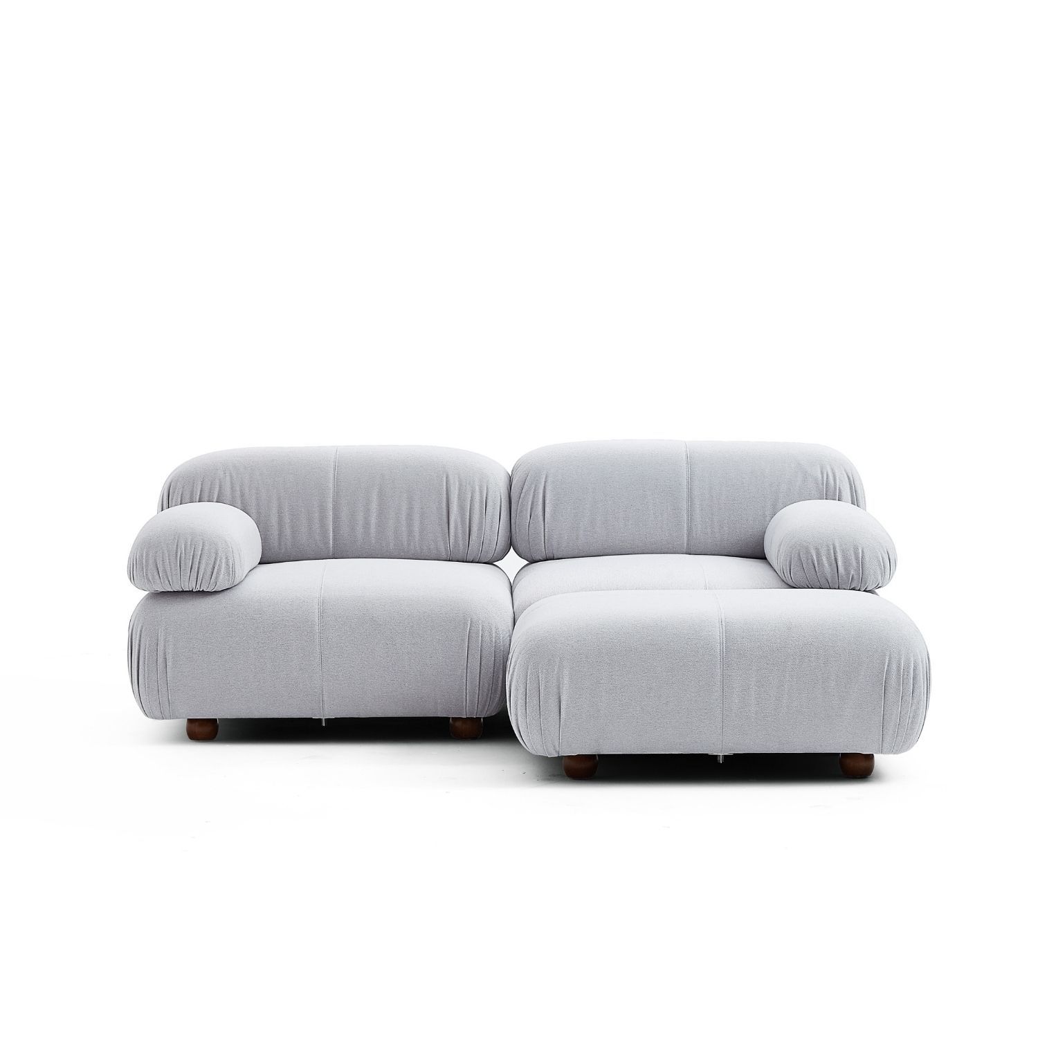 Pebbles Loveseat + Ottoman