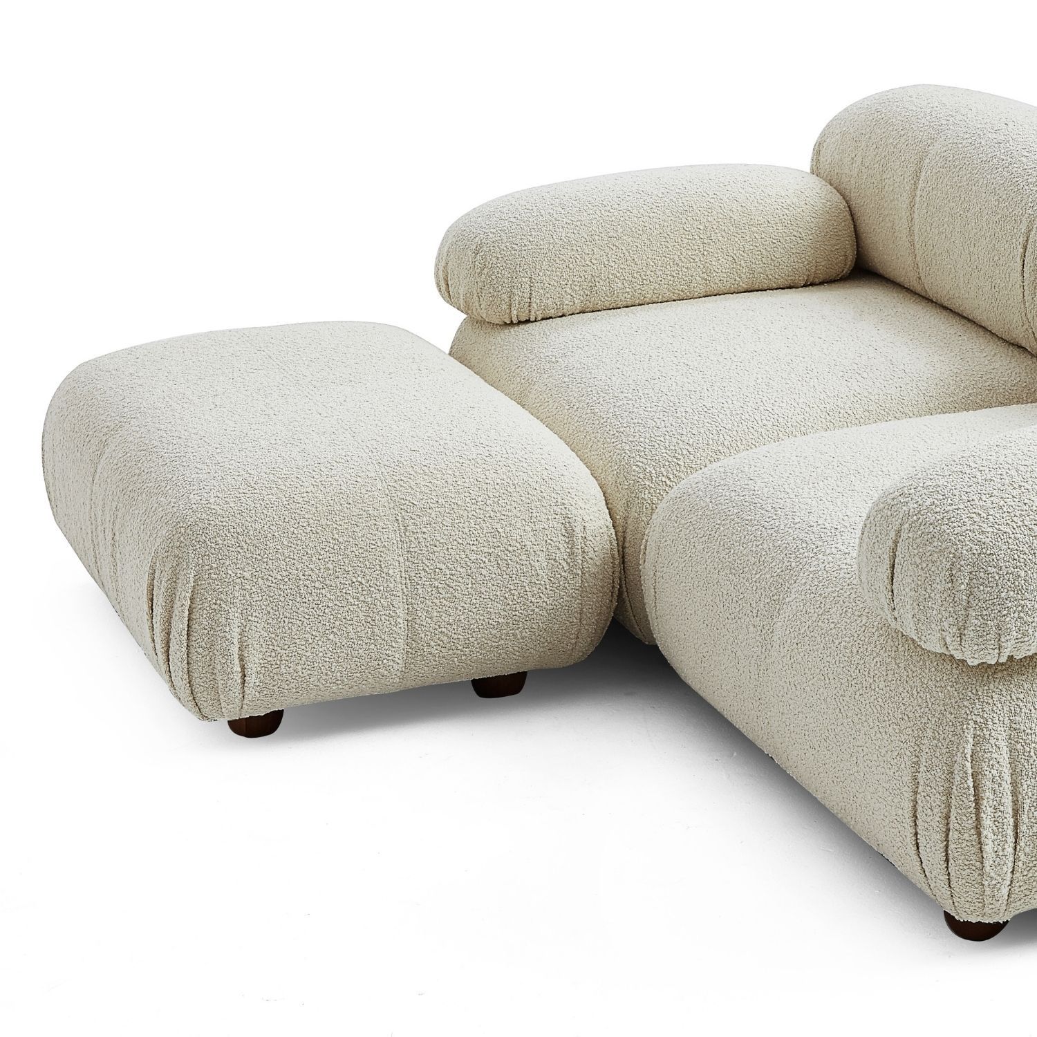 Pebbles Loveseat + Ottoman