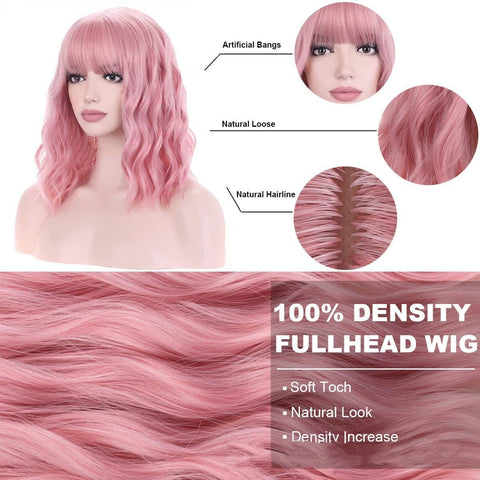 perruque rose
