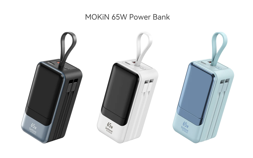MOKiN 65W Power Bank – On-the-Go Charging Solution!