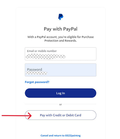 pay with credit card