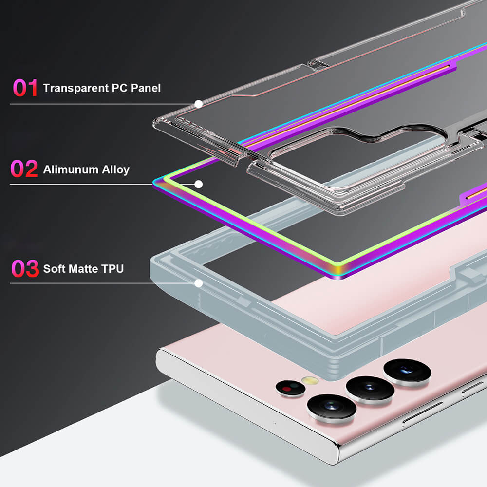 Dealggo UK | Aluminum Alloy Shockproof Military Grade Samsung Phone Case