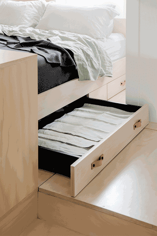 Under bed storage function