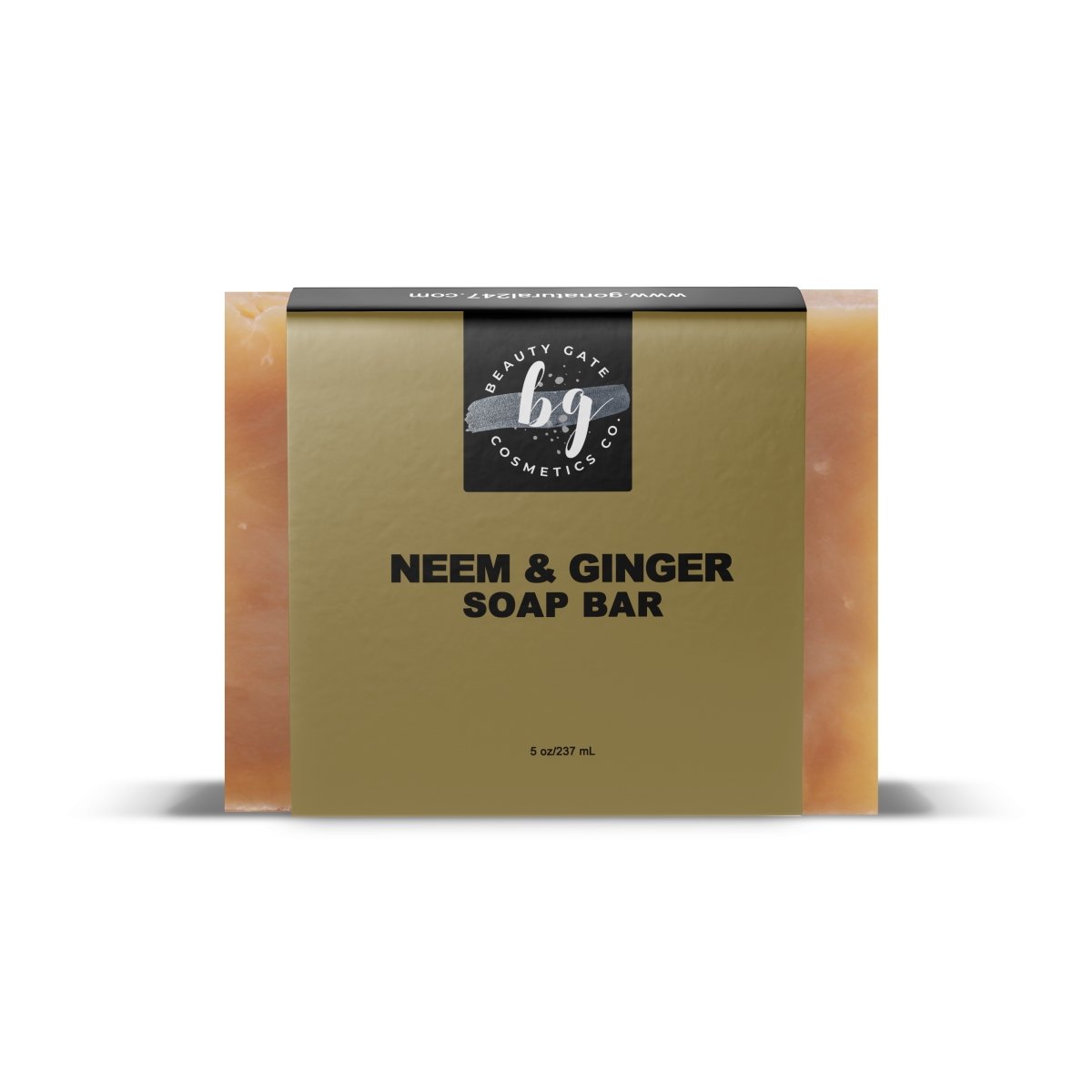Beauty Gate Neem & Ginger Shampoo and Body Soap Bar