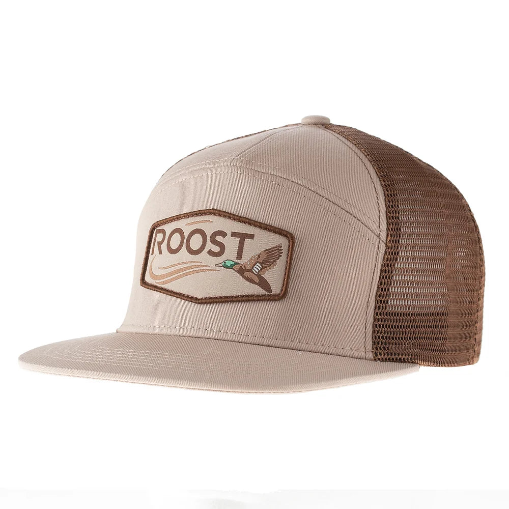 Roost 7 Panel Logo Patch Hat