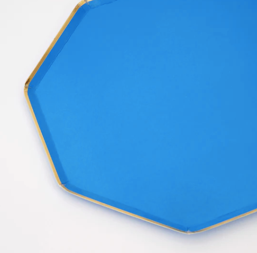 Dinner Plates: Bright Blue