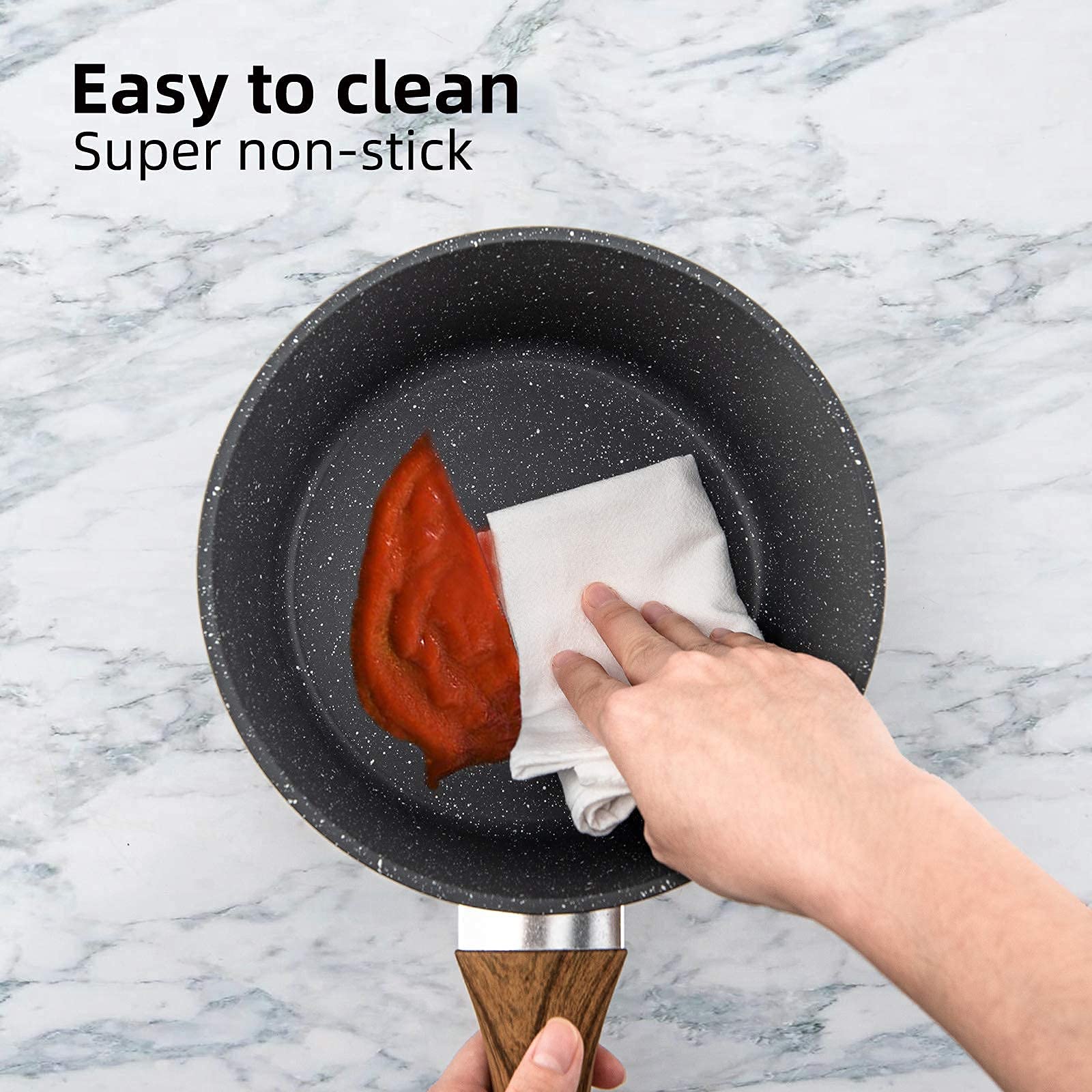 Make perfect eggs every time with our Nonstick Egg Frying Pan.