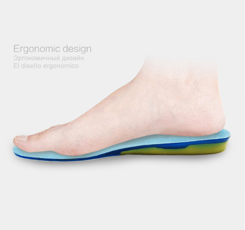 Silicon Gel Insoles Foot Care for Plantar Fasciitis Heel Spur Running Sport Insoles Shock Absorption Pads Arch Orthopedic Insole