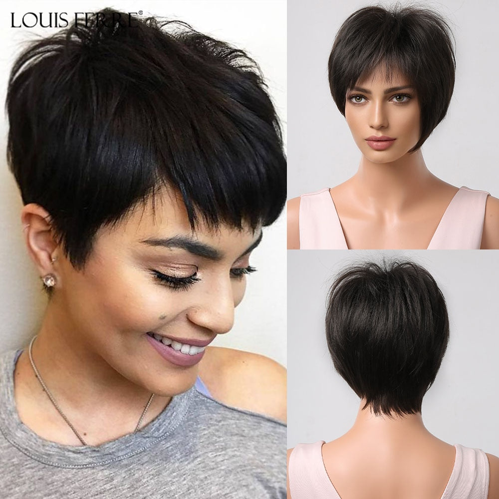 Short Pixie Cut Synthetic Wig