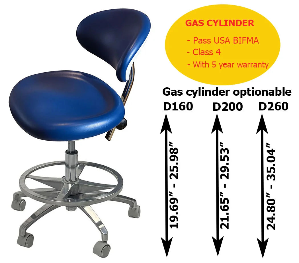 High quality dental stool optionable seating height