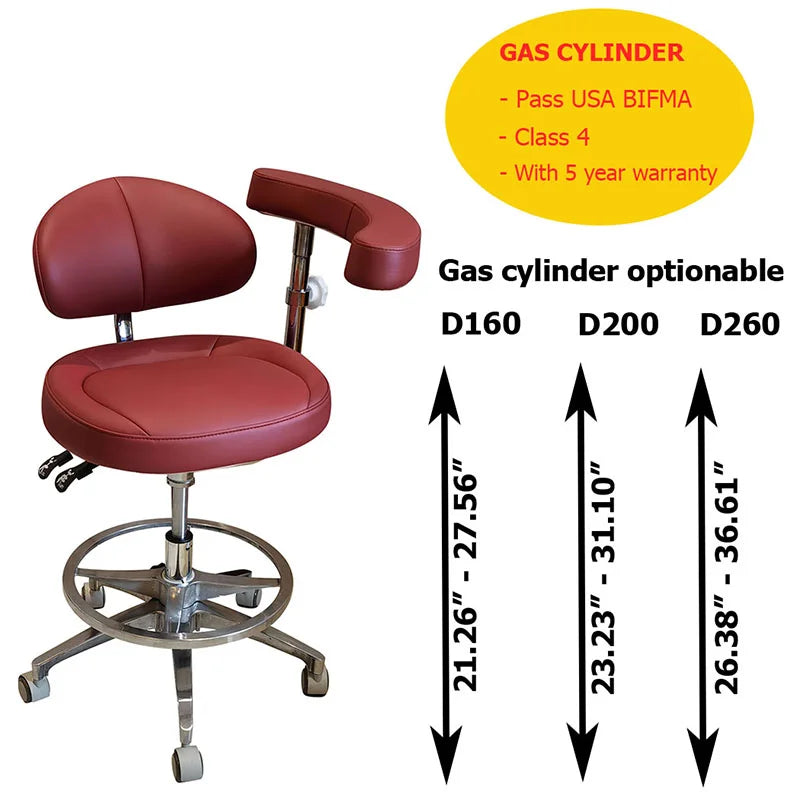 Denta assistatnt stool seating height optionable