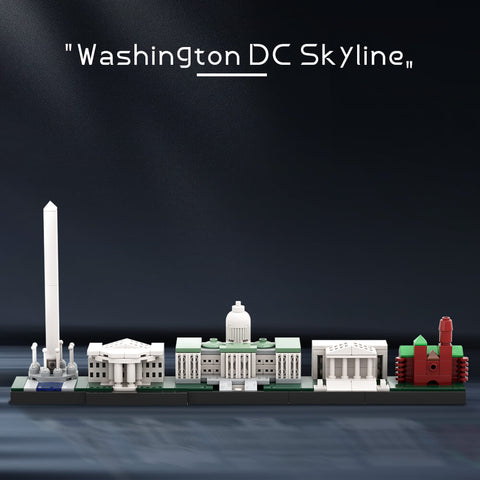 278PCS MOC-50791 Washington DC Skyline MOC Building Block Bricks |MocPixel Lego alternative store