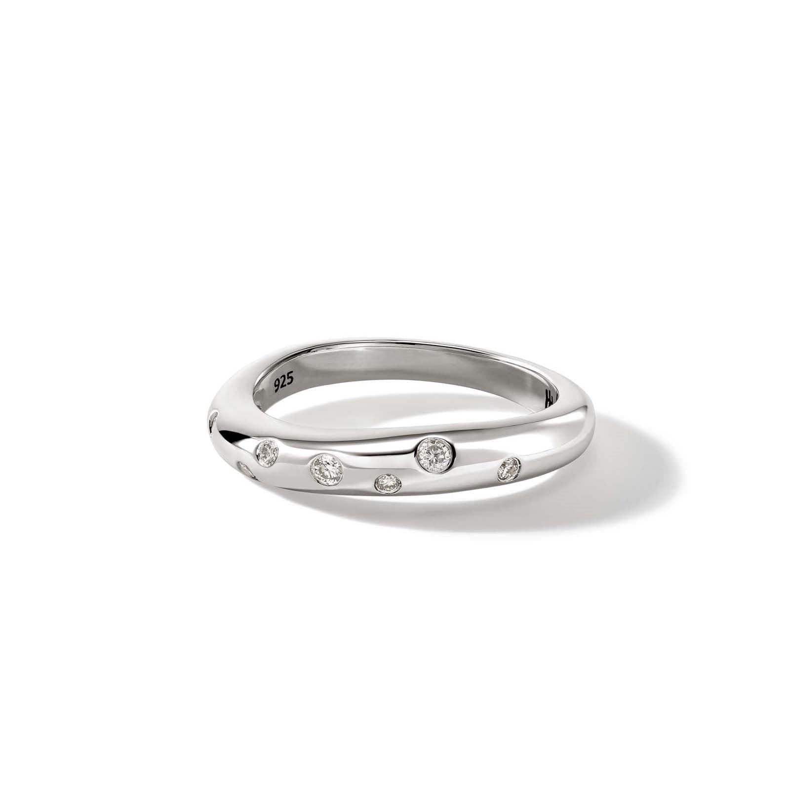 JOHN HARDY Surf Diamond Band Ring