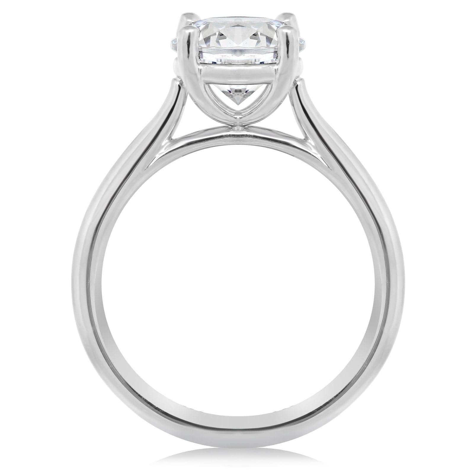 PRECISION SET New Aire Diamond Solitaire Engagement Ring Setting