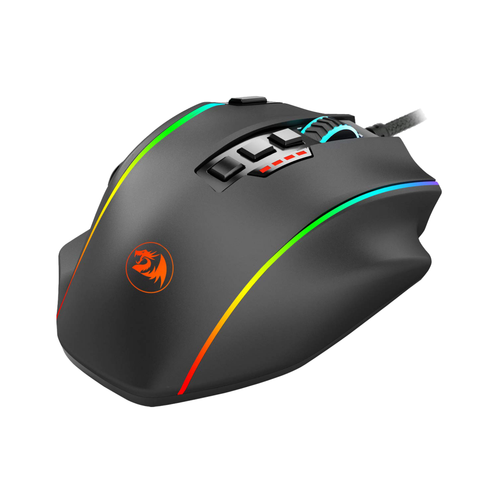 Redragon M901 Perdiction Wired Gaming Mouse with weight tuning set