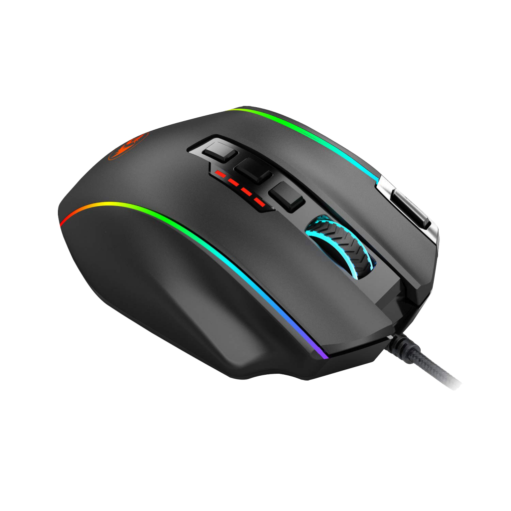 Redragon M901 Perdiction Wired Gaming Mouse with weight tuning set