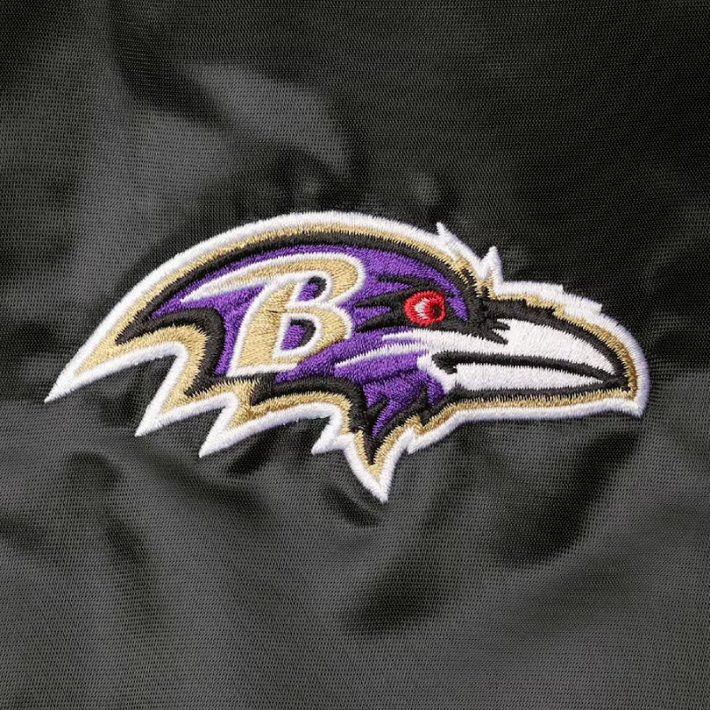 Baltimore Ravens Starter Black Satin Jacket