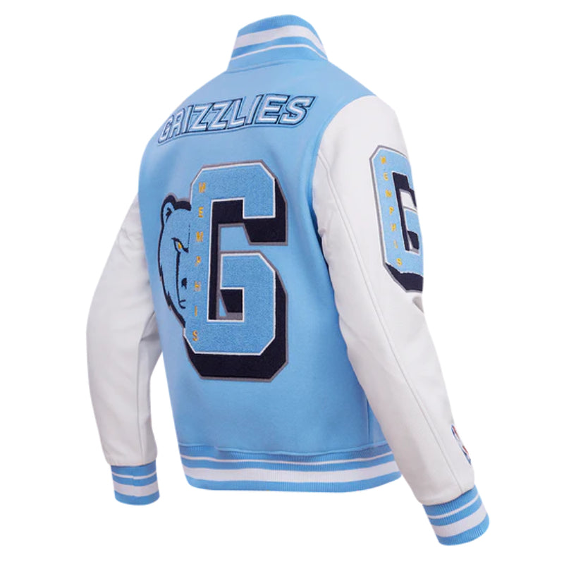 Memphis Grizzlies Blue Wool Jacket