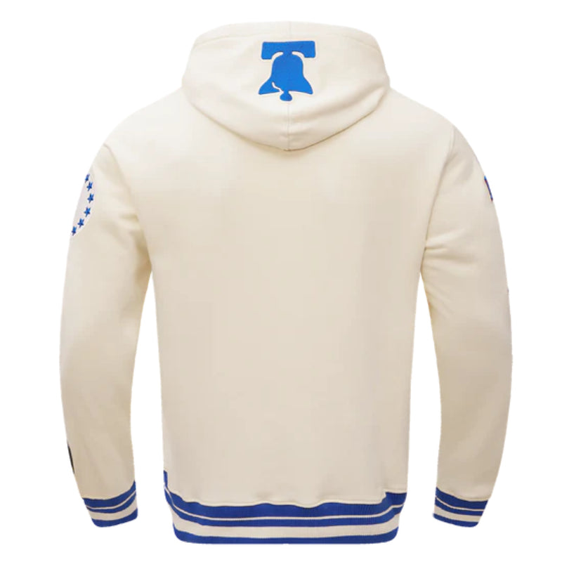 Philadelphia 76ers White Fleece Hoodie