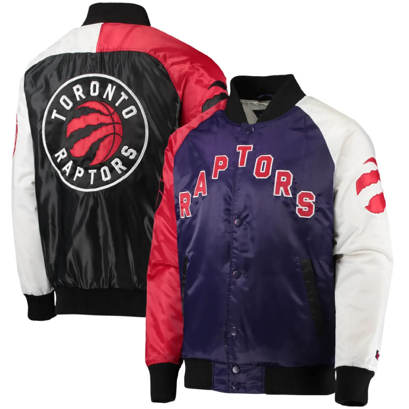 Toronto Raptors Color Block Varsity Jacket