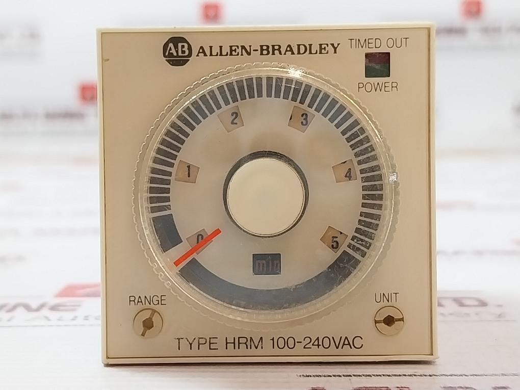 Allen-bradley 700-hrm12Ta17 On Delay Timing Relay 100-240Vac 50/60Hz
