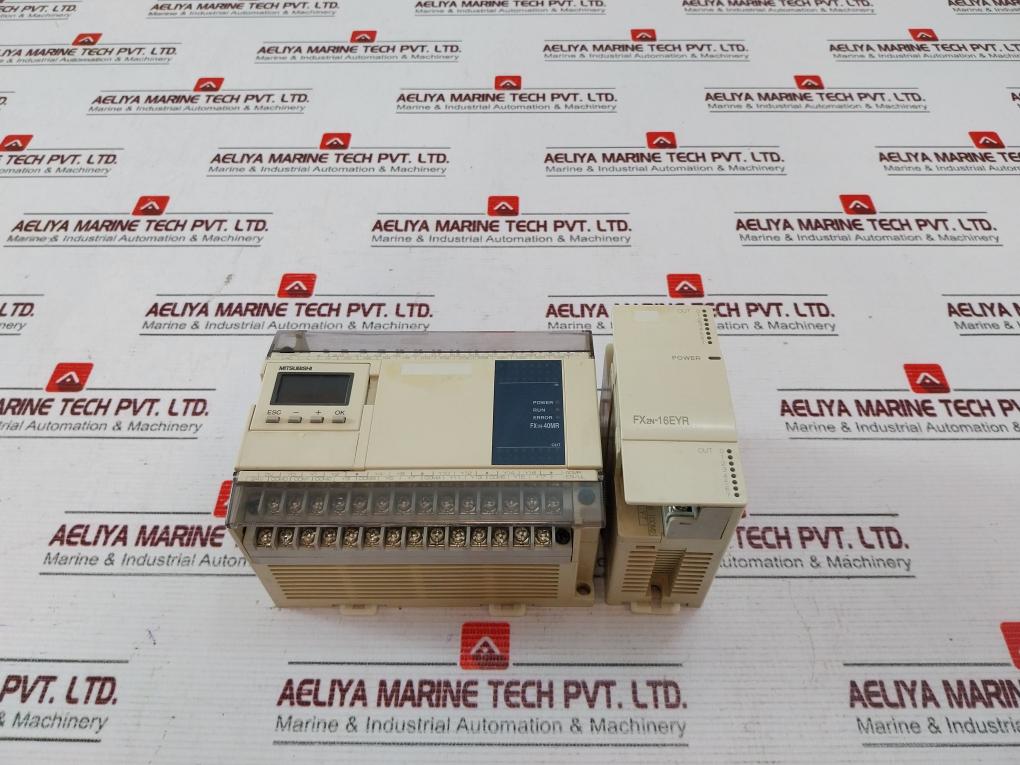 Mitsubishi Fx1N-40Mr-es/Ul Programmable Controller Fx2N-16Eyr-es/Ul