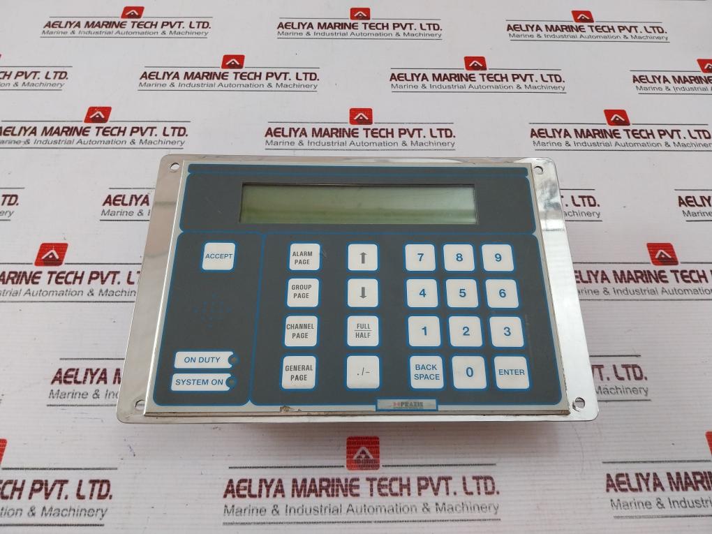Praxis Automation 98.6.020.600 Alarm Duty System Display Module (Not Working)