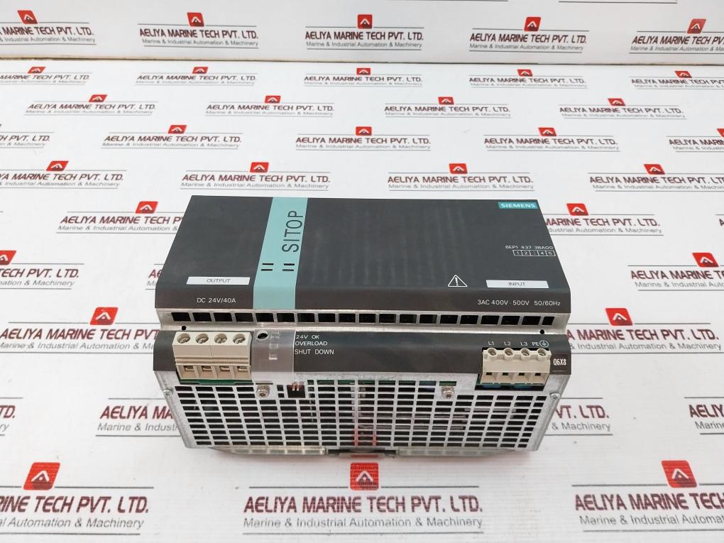 Siemens 6Ep1 437-3Ba00 Power Supply Module