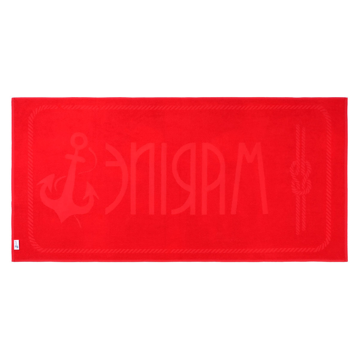 Anemoss Anchor Beach Towel Red