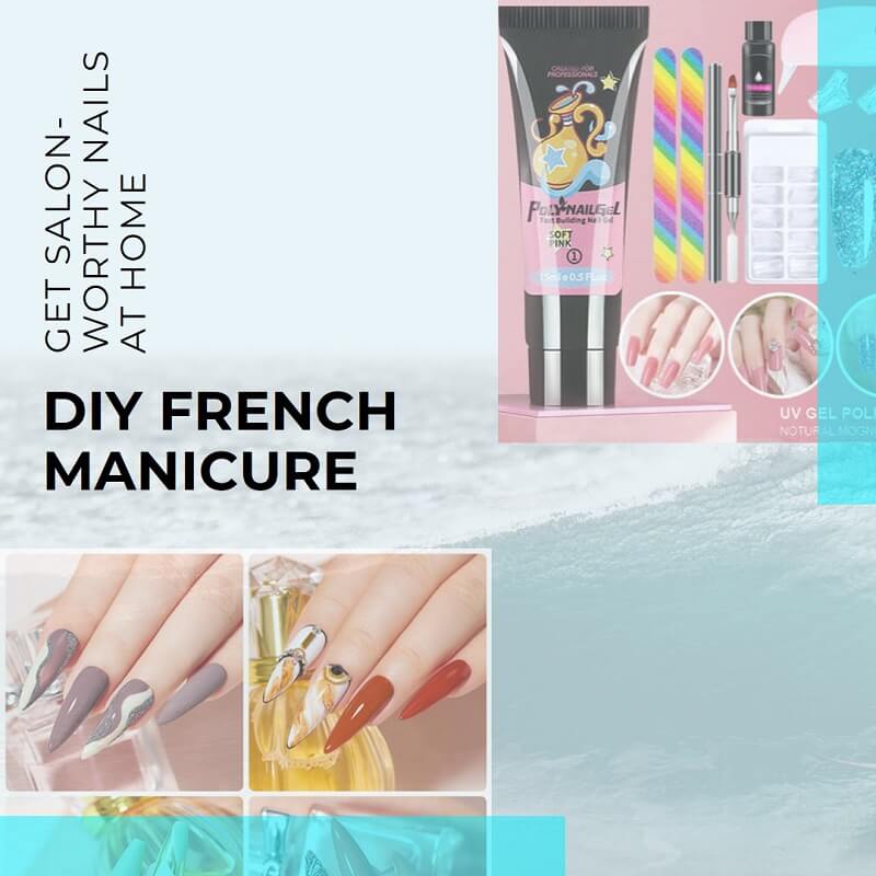 diy french manicure